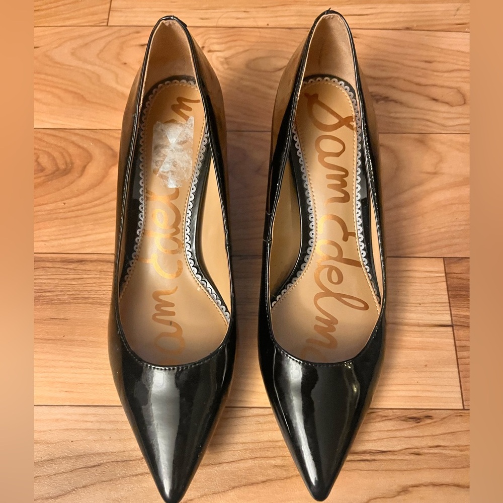 Sam Edelman Glossy Black Heels